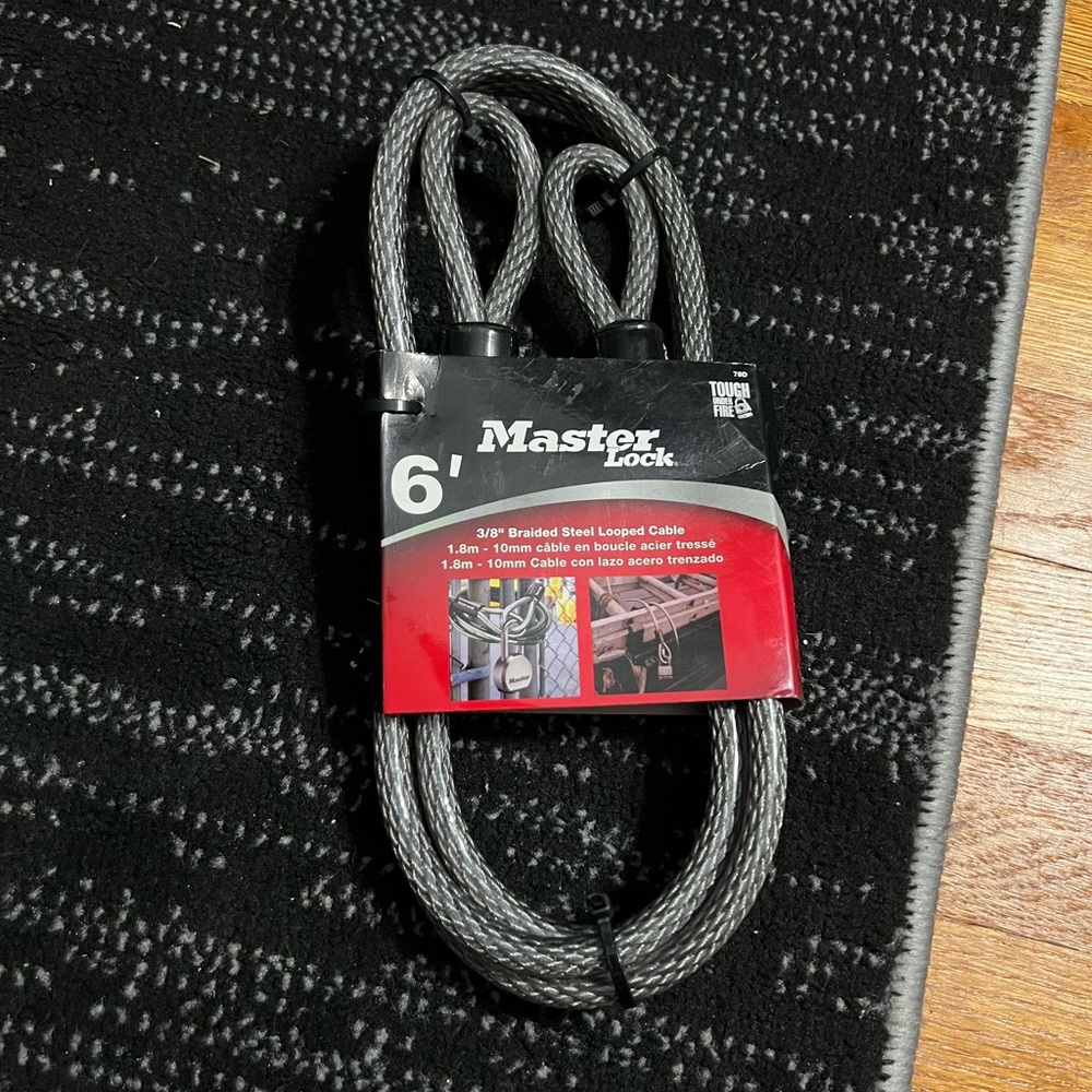 Master Lock 6ft Cable